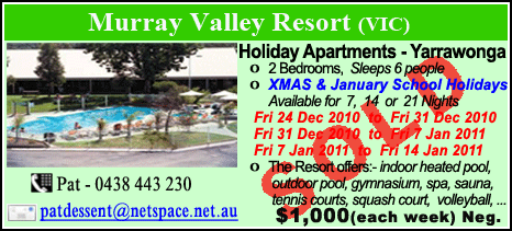 Murray Valley Resort - $1000