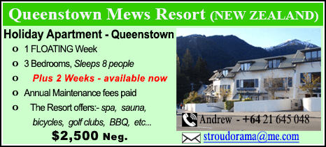 Queenstown Mews Resort - $2500