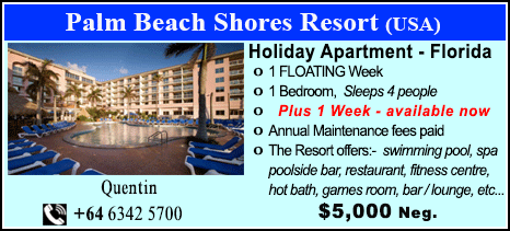 Palm Beach Shores Resort - $5000