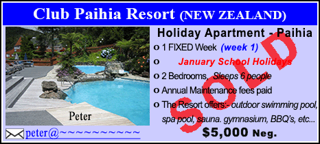 Club Paihia - $5000 - SOLD
