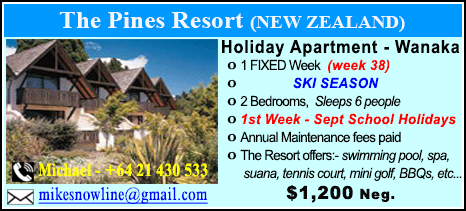 The Pines Resort - $1200