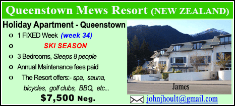 Queenstown Mews Resort - $7500