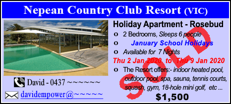 Nepean Country Club - $1500 - SOLD