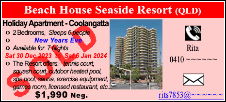 Beach House Seaside Resort - $1990 - SOLD