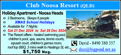 Club Noosa Resort - $1750