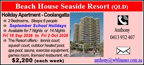 Beach House Seaside Resort - $2200