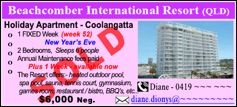 Beachcomber International Resort - $6000 - SOLD