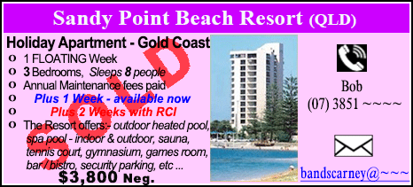 Sandy Point Beach Resort - $3800 - SOLD