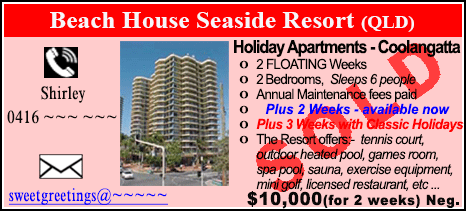 Beach House Seaside Resort - $10000 - SOLD