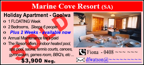 Marine Cove Resort - $3900 - SOLD