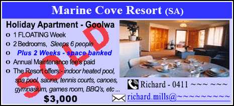Marine Cove Resort - $3000 - SOLD