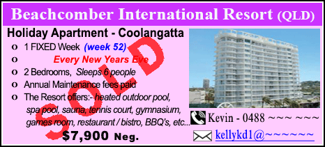 Beachcomber International Resort - $7900 - SOLD