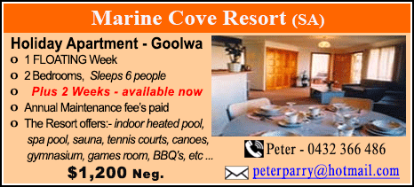 Marine Cove Resort - $1200