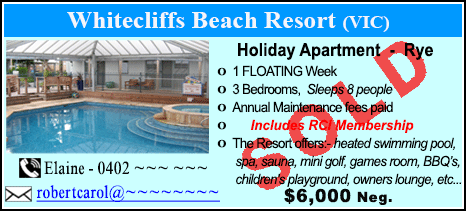 Whitecliffs Beach Resort - $6000 - SOLD