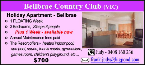 Bellbrae County Club - $700