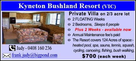 yneton Bushland Resort - $700