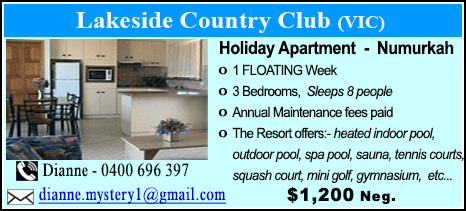 Lakeside Country Club - $1200