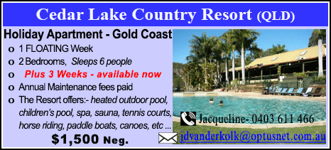 Cedar Lake Country Resort - $1500