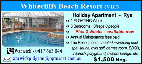 Whitecliffs Beach Resort - $1500