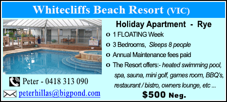 Whitecliffs Beach Resort - $500