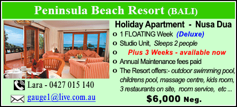 Peninsula Beach Resort - $6000