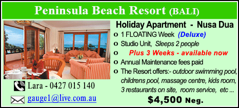 Peninsula Beach Resort - $4500