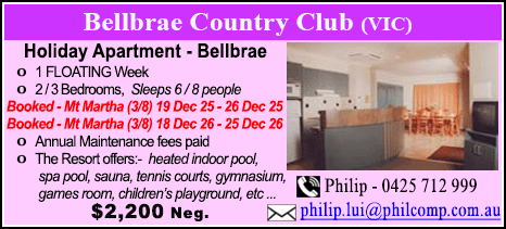 Bellbrae County Club - $2200