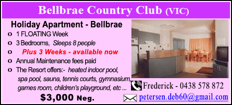 Bellbrae County Club - $3000