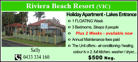 Riviera Beach Resort - $500