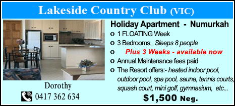 Lakeside Country Club - $1500