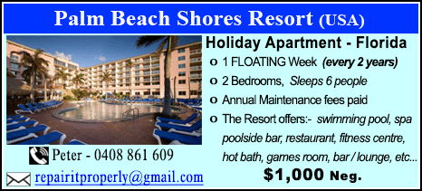 Palm Beach Shores Resort - $1000