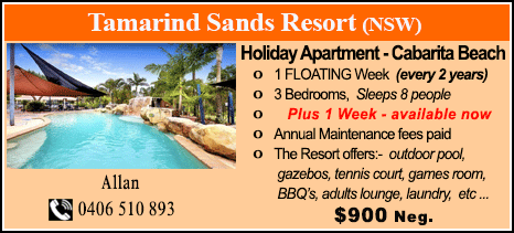 Tamarind Sands Resort - $900
