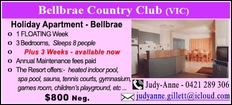 Bellbrae County Club - $800