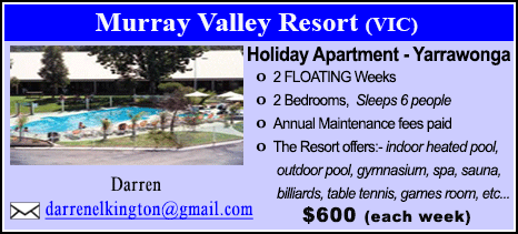 Murray Valley Resort - $600