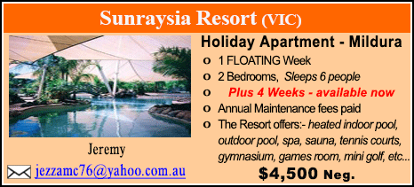 Sunraysia Resort - $4500