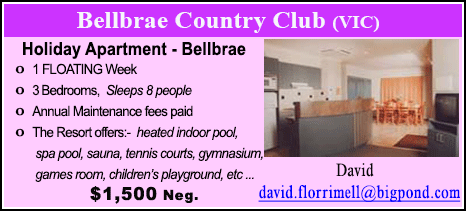 Bellbrae County Club - $1500