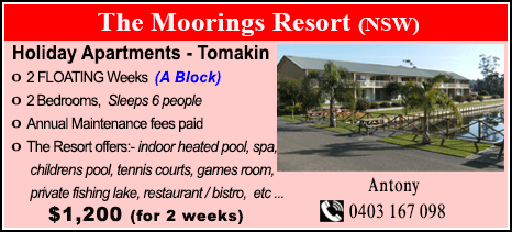 The Moorings Resort - $1200