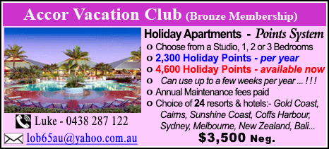 Accor Vacation Club - $3500