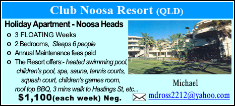 Club Noosa Resort - $1100