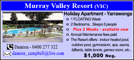Murray Valley Resort - $500