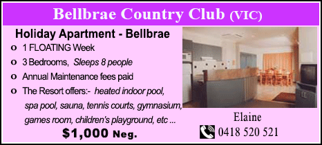 Bellbrae County Club - $1000