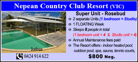 Nepean Country Club - $800