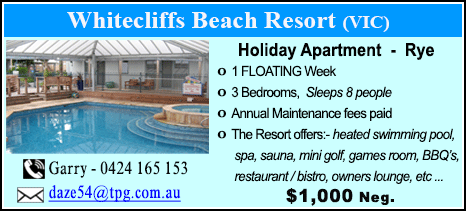 Whitecliffs Beach Resort - $1000