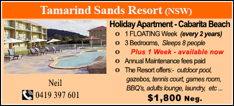 Tamarind Sands Resort - $1800