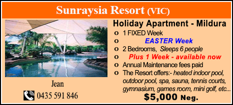 Sunraysia Resort - $5000