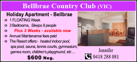 Bellbrae County Club - $600