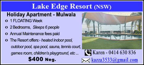 Lake Edge Resort - $400