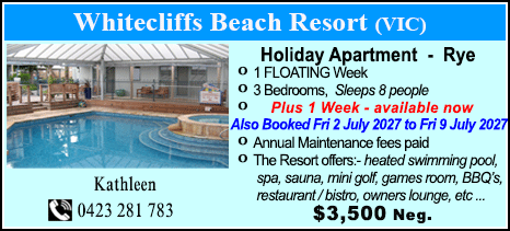 Whitecliffs Beach Resort - $3500