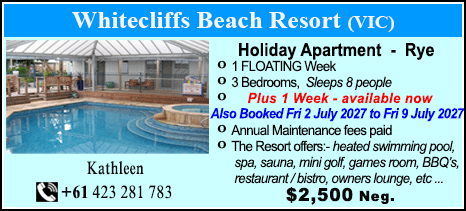 Whitecliffs Beach Resort - $2500