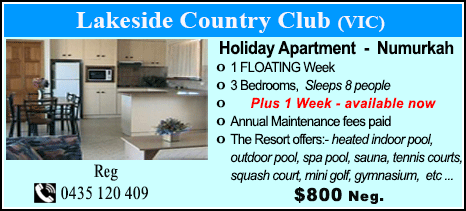 Lakeside Country Club - $800